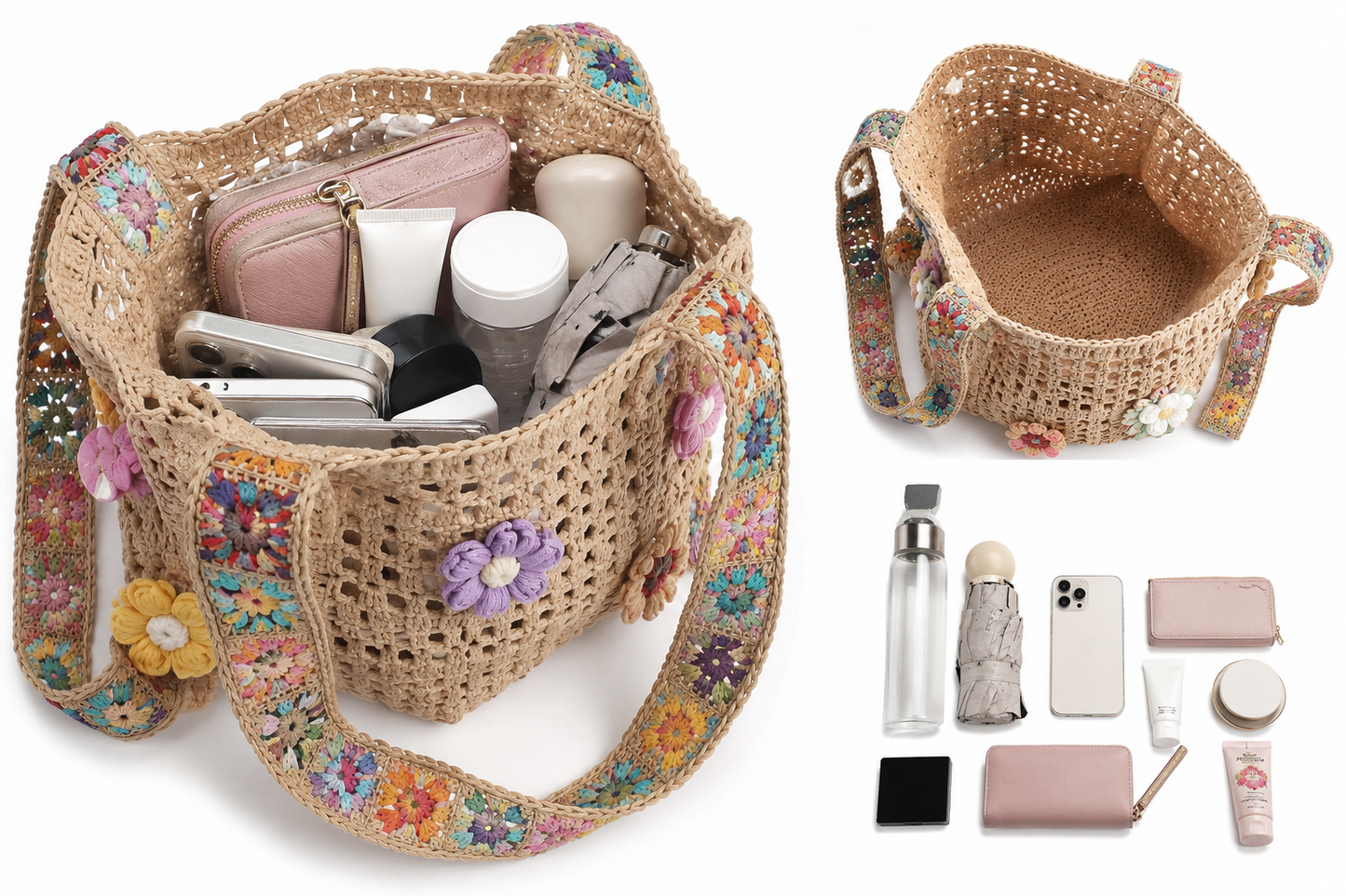 Rosee Crochet- Bolso Tejido a Mano
